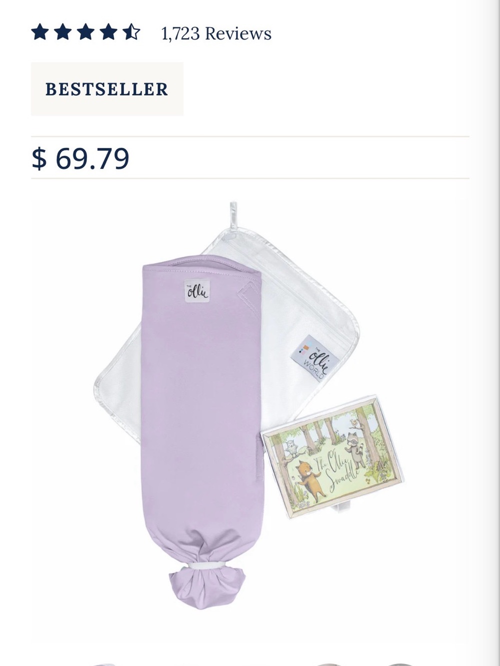 Ollie Swaddle Lavender